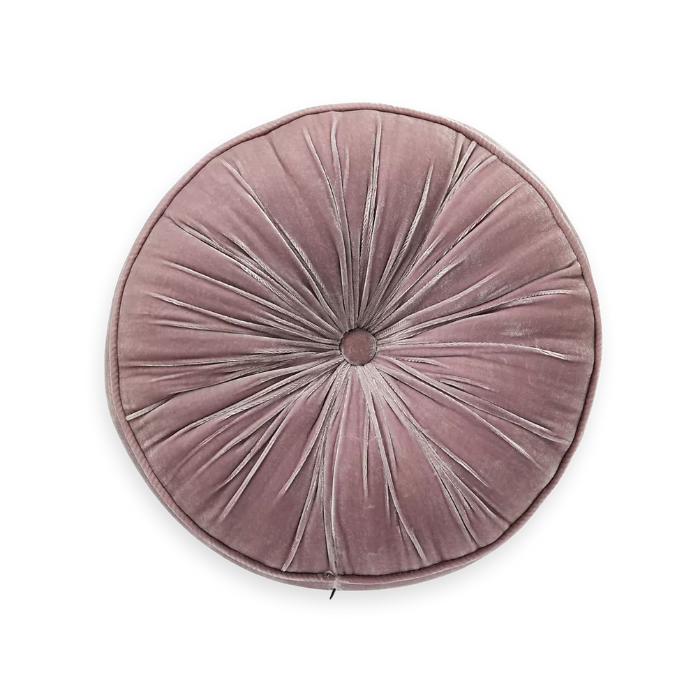 House of Rituals Saigon Collection Round Cushion viscose silk velvet round cushion