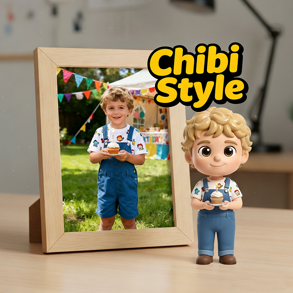 Custom Keychain Edition: Chibi Style 3D Figurine From Your Photo | KibiFig