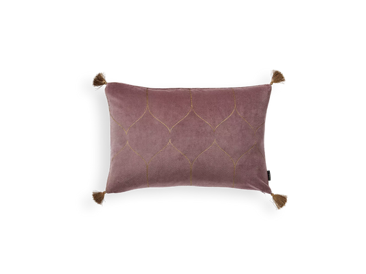 Vellore Cotton Velvet Cushion case 60x40cm Vintage Pink