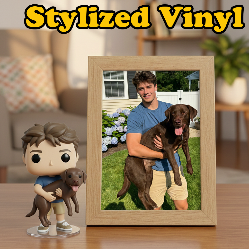 Custom Made 3D Mini Keychain Figure with Your Face Perfect for Gifting | KibiFig