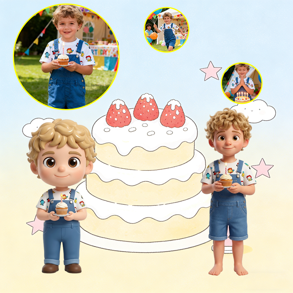 Custom Keychain Edition: Chibi Style 3D Figurine From Your Photo | KibiFig