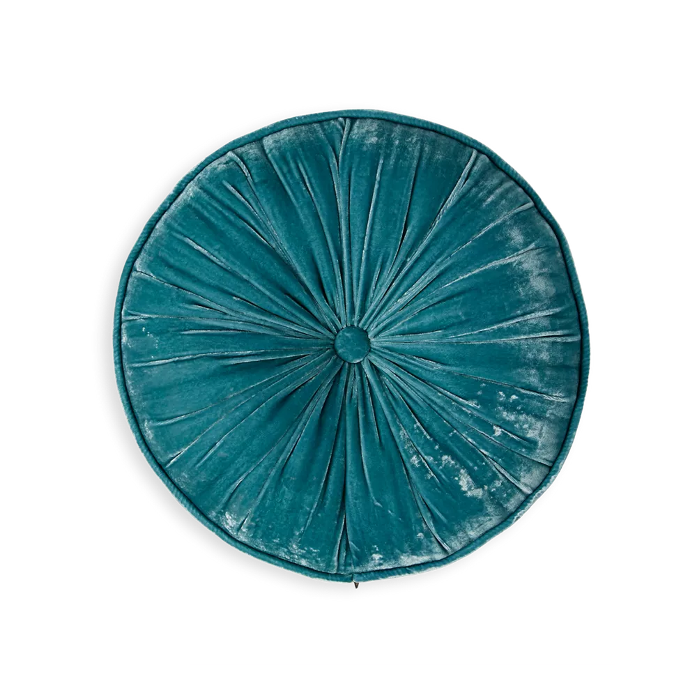 House of Rituals Saigon Collection Round Cushion viscose silk velvet round cushion