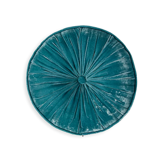 House of Rituals Saigon Collection Round Cushion viscose silk velvet round cushion