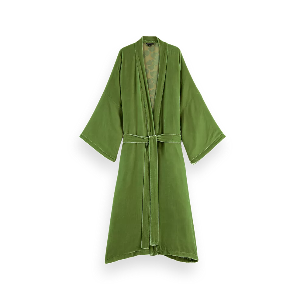 House of Rituals Saigon Collection Kimono viscose silk velvet kimono