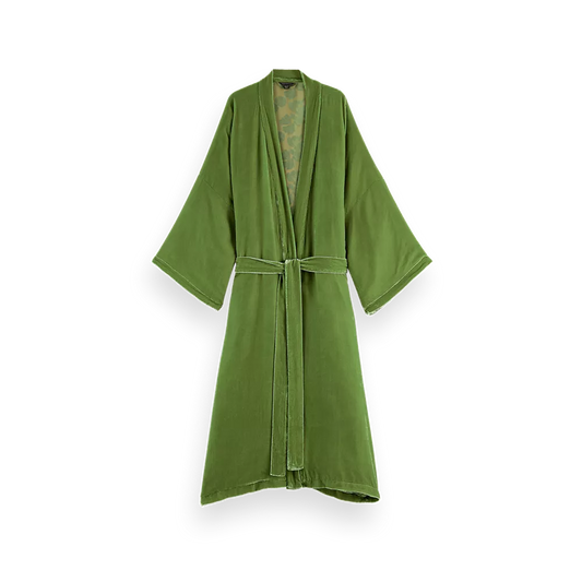 House of Rituals Saigon Collection Kimono viscose silk velvet kimono