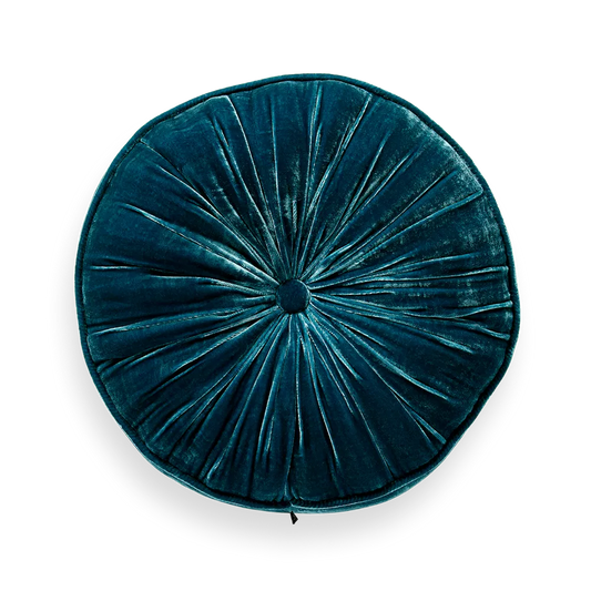 House of Rituals Saigon Collection Round Cushion viscose silk velvet round cushion