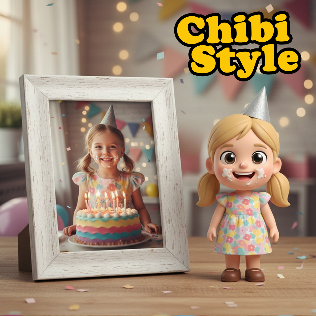 Custom Keychain Edition: Chibi Style 3D Figurine From Your Photo | KibiFig