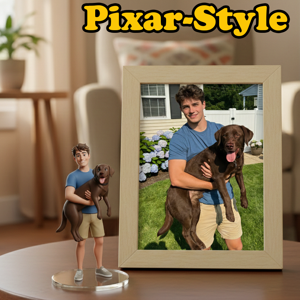 Custom Made 3D Mini Keychain Figure with Your Face Perfect for Gifting | KibiFig