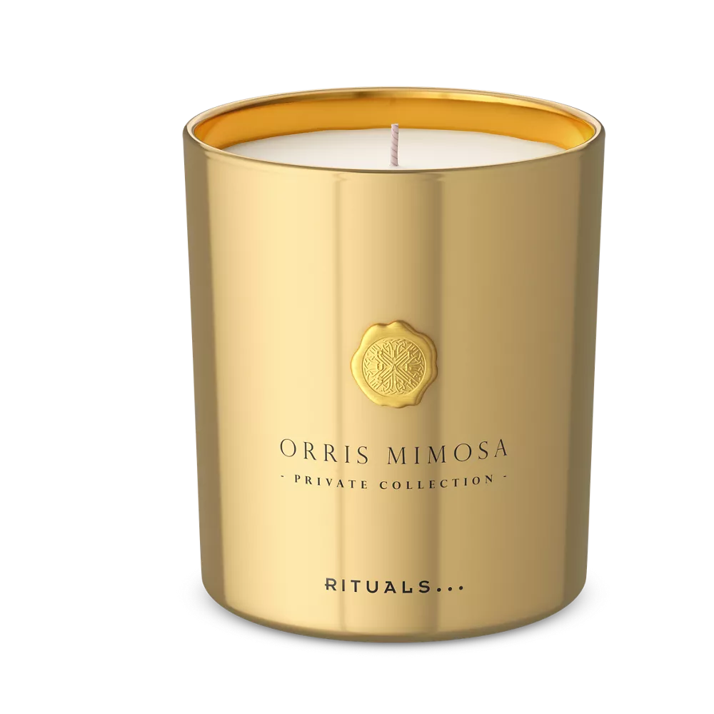 Private Collection Orris Mimosa Scented Candle luxury scented candle, 360 gr
