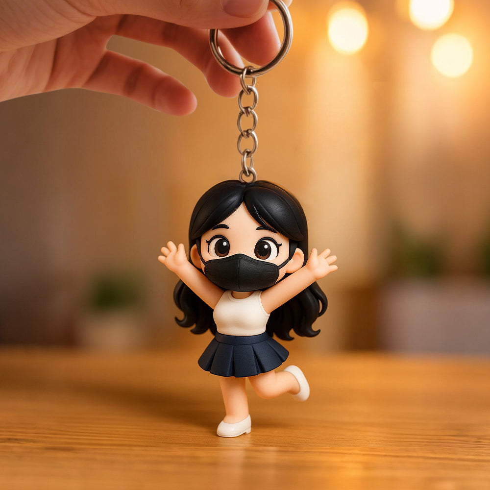Custom Keychain Edition: Chibi Style 3D Figurine From Your Photo | KibiFig