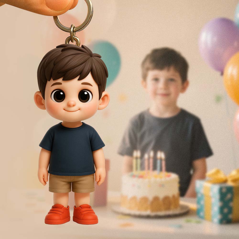 Custom Keychain Edition: Chibi Style 3D Figurine From Your Photo | KibiFig