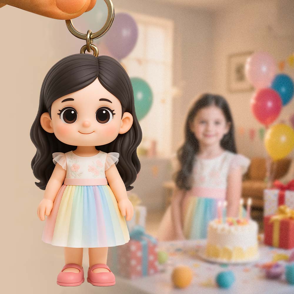 Custom Keychain Edition: Chibi Style 3D Figurine From Your Photo | KibiFig