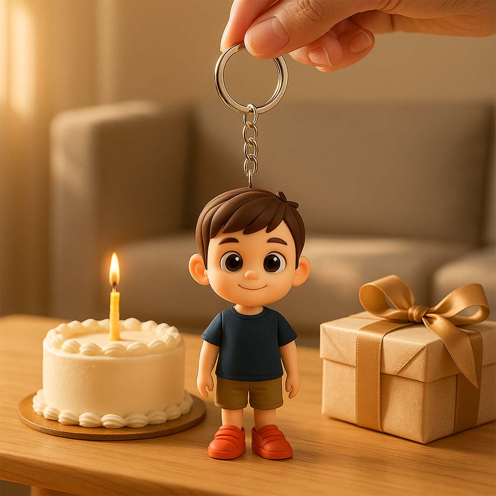 Custom Keychain Edition: Chibi Style 3D Figurine From Your Photo | KibiFig