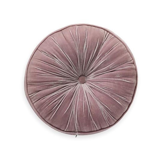 House of Rituals Saigon Collection Round Cushion viscose silk velvet round cushion