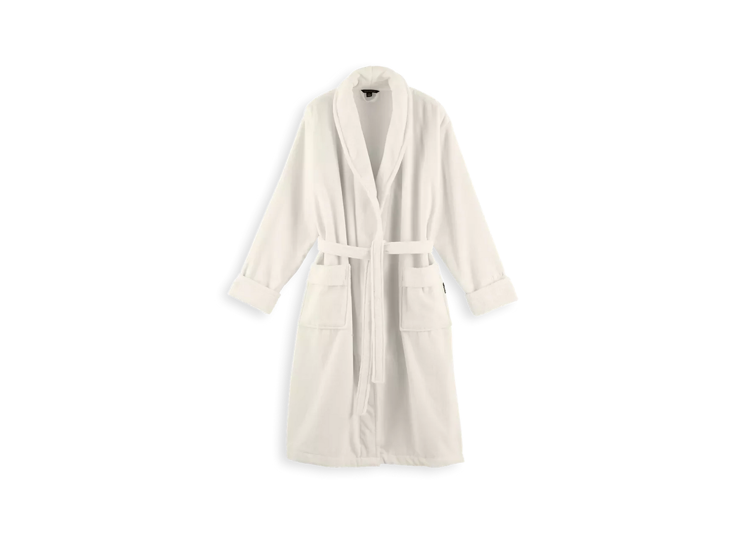 Super Smooth Cotton Bathrobe Men XL Off White