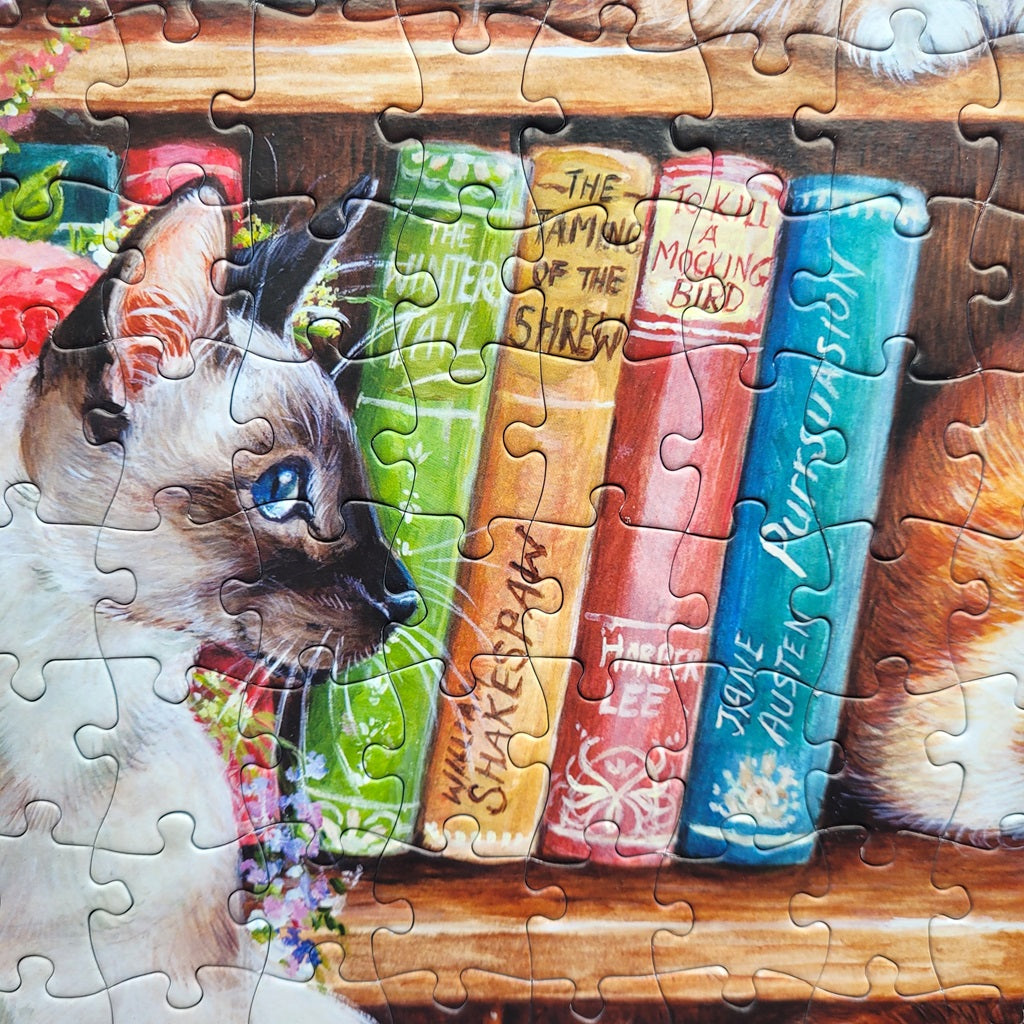 Puss Back in Books Extra Large