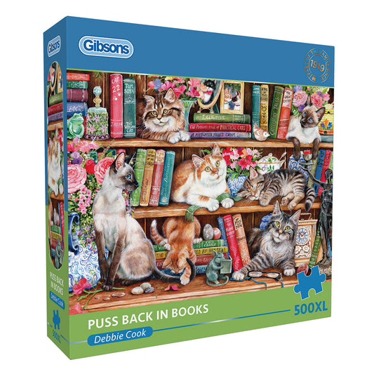 Puss Back in Books Extra Large