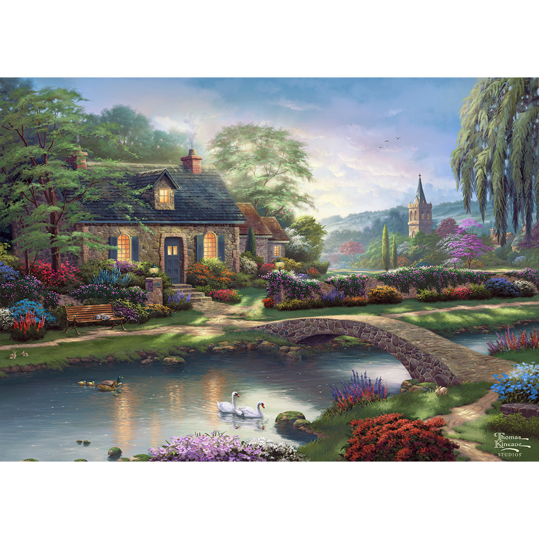 Thomas Kinkade: Stoney Creek Cottage