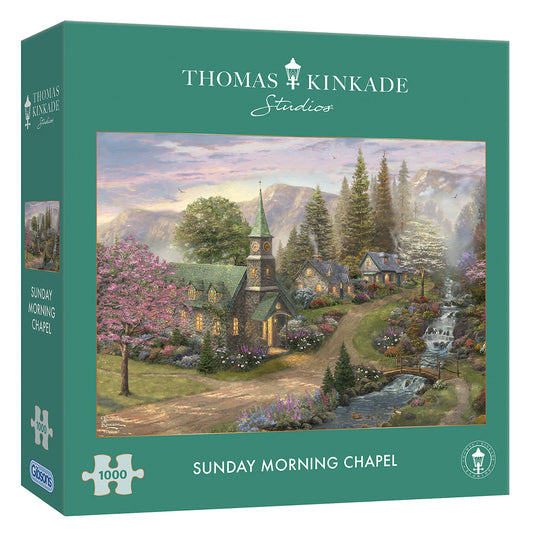 Thomas Kinkade: Sunday Morning Chapel