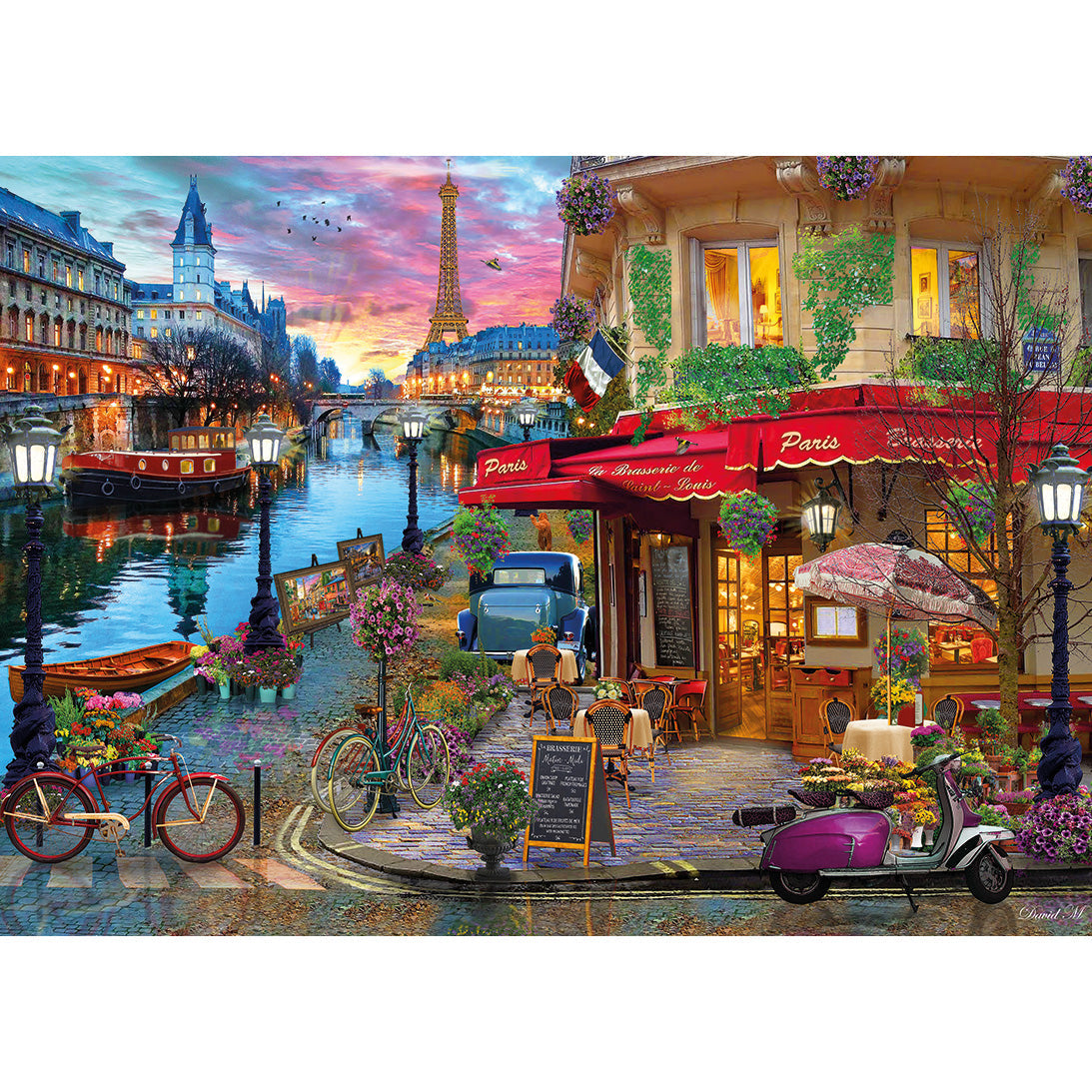 Sunset on the Seine