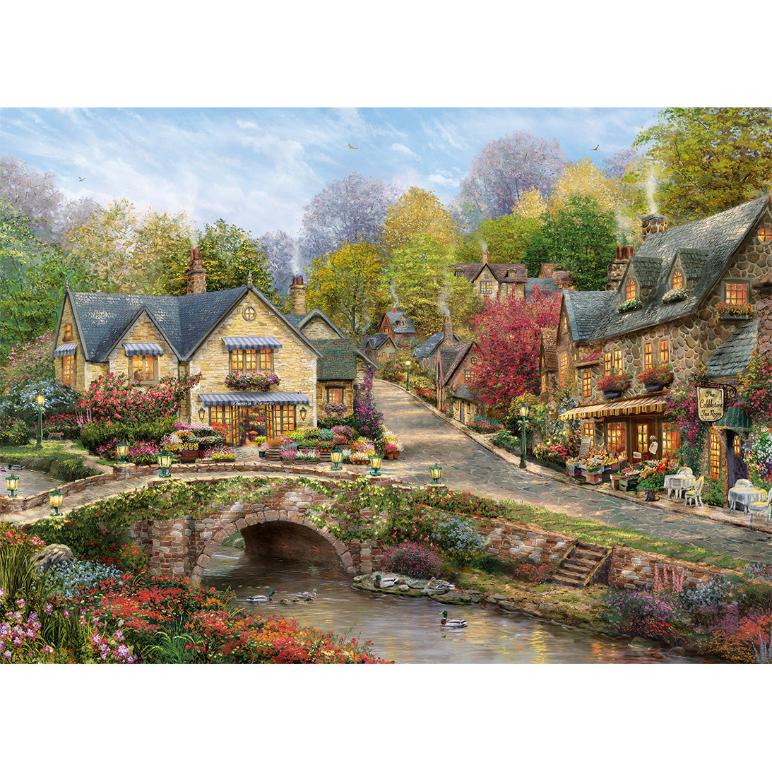 Summer in Cobblestone Village