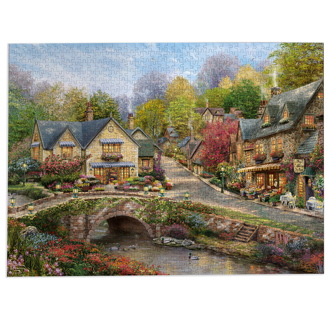 Summer in Cobblestone Village