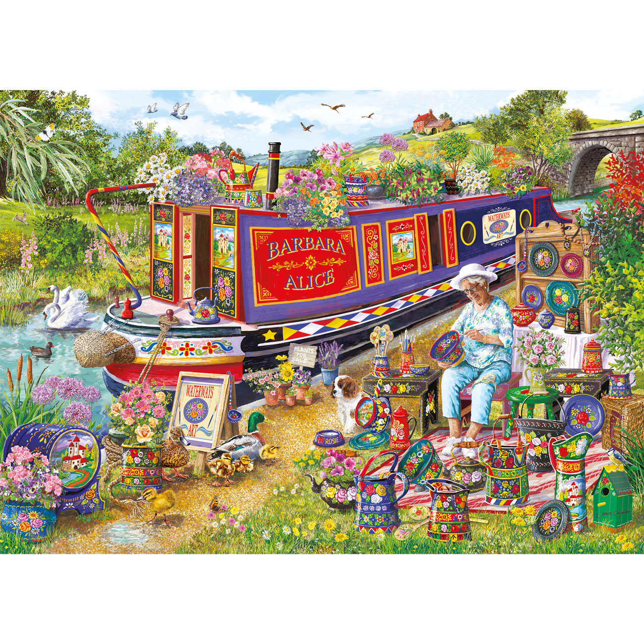 Canal Boat Blooms
