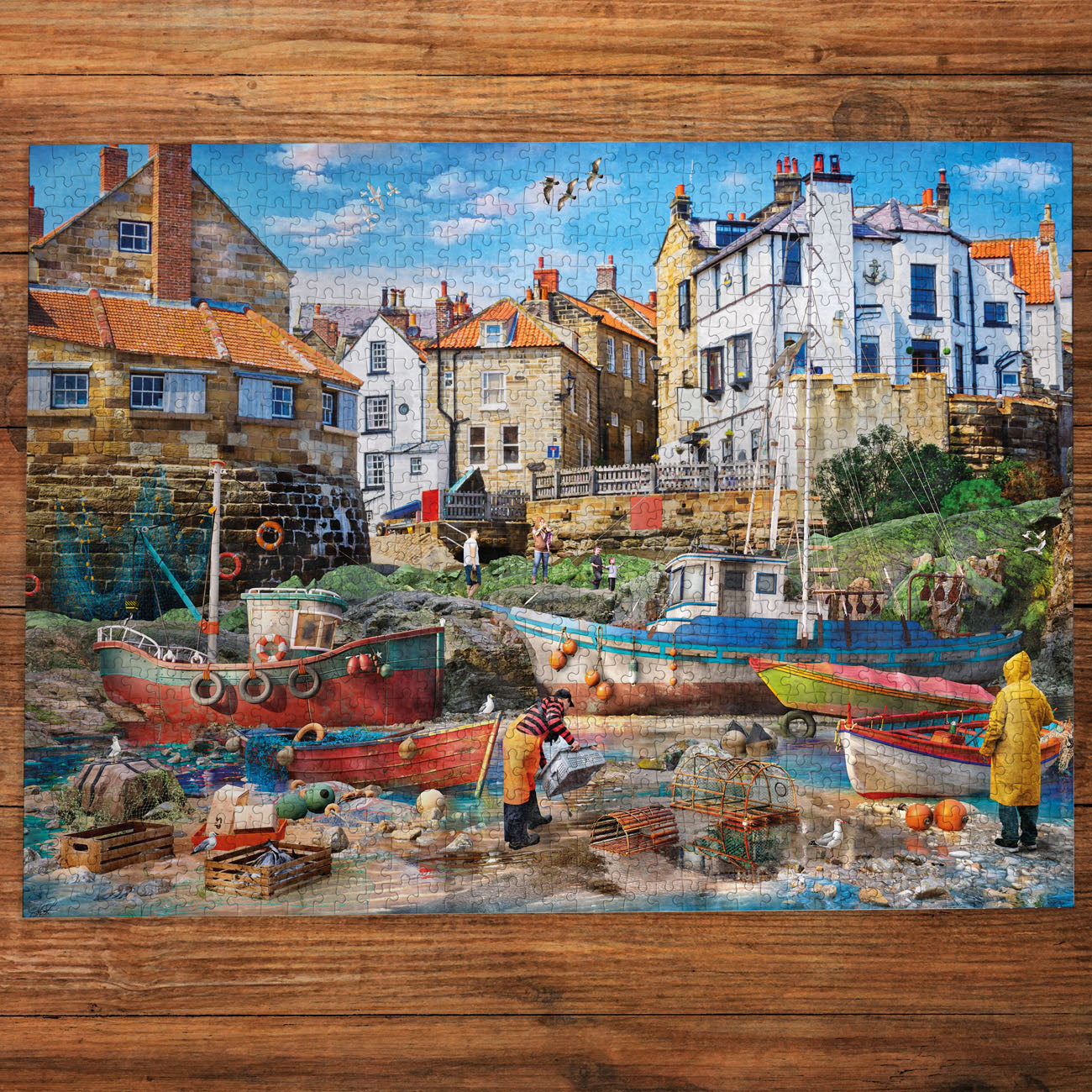 Fishermen at Robin Hood's Bay