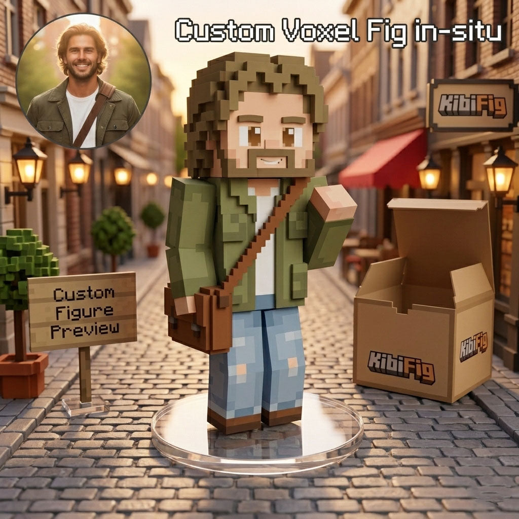 KibiFig Custom Pixels-Style 3D Figures – Pro Version | KibiFig