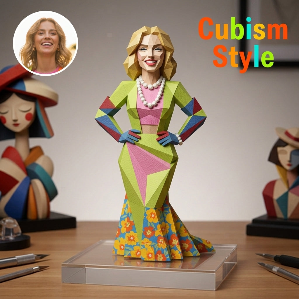 KibiFig Custom Cubism Style 3D Character - Pro Version | KibiFig