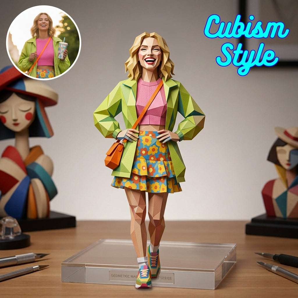 KibiFig Custom Cubism Style 3D Character - Pro Version | KibiFig