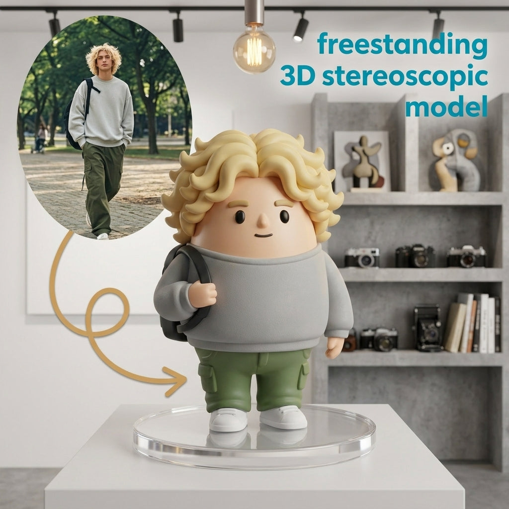 Custom-designed freestanding 3D stereoscopic model – Professional version | KibiFig