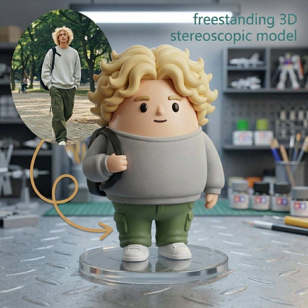 Custom-designed freestanding 3D stereoscopic model – Professional version | KibiFig