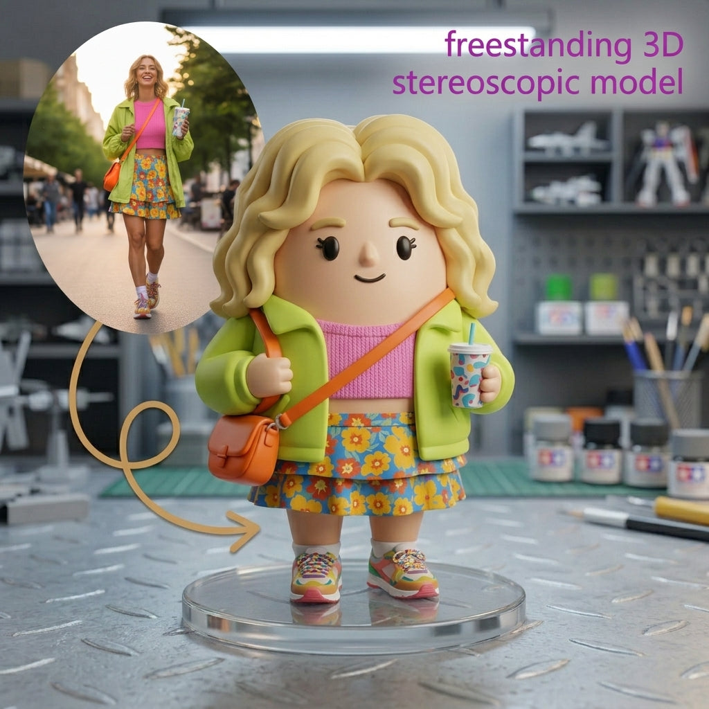 Custom-designed freestanding 3D stereoscopic model – Professional version | KibiFig